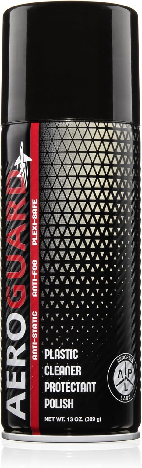 AeroGuard Acrylic and Plastic Windscreen Cleaner, Polish and Protectant for Aviation (13 oz)
