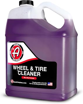 Adam's Polishes Wheel & Tire Cleaner Gallon - Professional All in One Tire & Wheel Car Wash Wheel Well Cleaning Spray fo