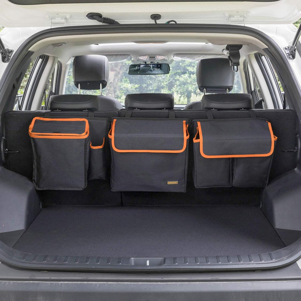 Trunk Organizer, Backseat Hanging with Cooler for Medium & Large SUV, RV