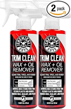 Chemical Guys, Trim Clean Wax & Oil Remover for Trim & Plastic, 16 oz, 2 Pk