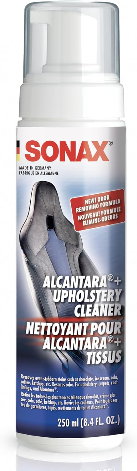 Upholstery & Alcantara Cleaner Foam, Car Interior Cleaner, 250 ml