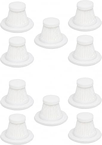 PUREBURG Replacement Filter Compatible with KMM LT-117C Handheld Car Vacuum Cleaner 9000Pa,10-Pack Washable HEPA Filter 