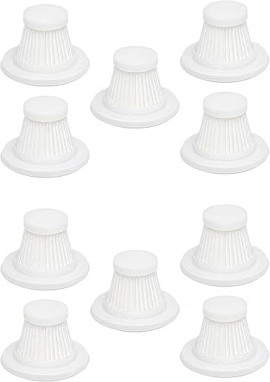 PUREBURG Replacement Filter Compatible with KMM LT-117C Handheld Car Vacuum Cleaner 9000Pa,10-Pack Washable HEPA Filter 