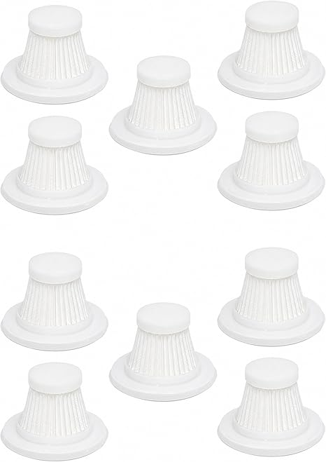 PUREBURG Replacement Filter Compatible with KMM LT-117C Handheld Car Vacuum Cleaner 9000Pa,10-Pack Washable HEPA Filter 
