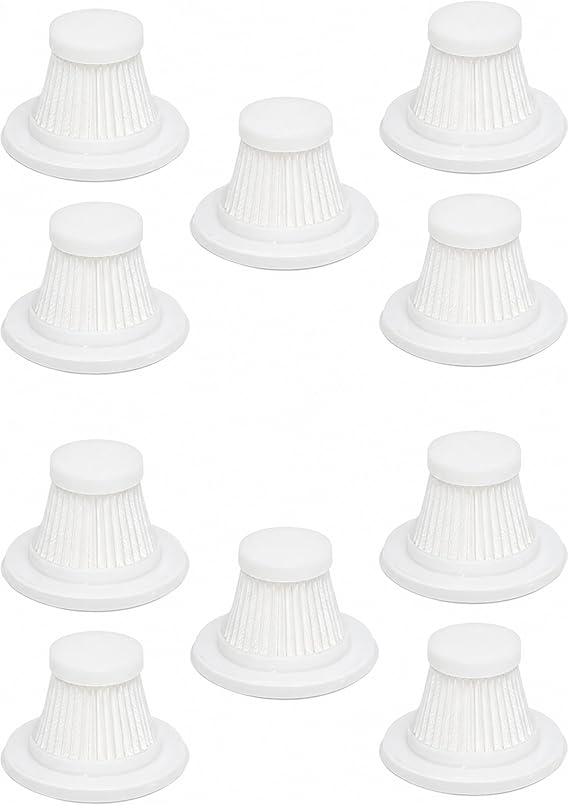 PUREBURG Replacement Filter Compatible with KMM LT-117C Handheld Car Vacuum Cleaner 9000Pa,10-Pack Washable HEPA Filter 