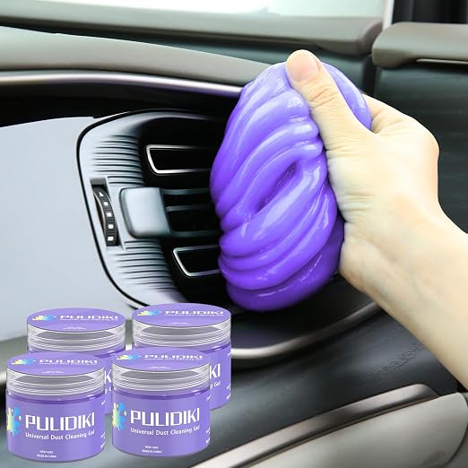 PULIDIKI Car Cleaning Gel Clean Putty, 4 Pack (160g Each)
