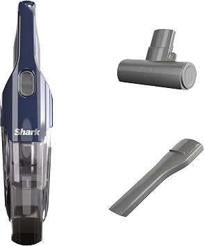 Shark CH701 Cyclone PET Handheld Vacuum with PetExtract Hair, 8" Crevice Tool, HyperVelocity Suction, Navy Blue/Grey (Re