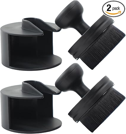 VIKING Tire Shine Applicator Brush for Car Detailing, with Stand, 2 Pack