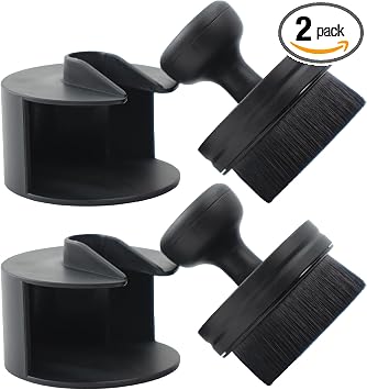 VIKING Tire Shine Applicator Brush for Car Detailing, with Stand, 2 Pack