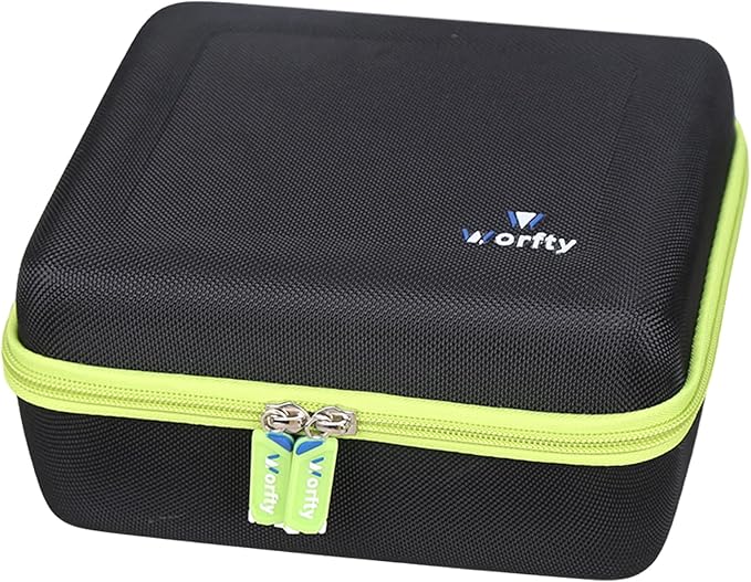 Case for CODN Handheld Car Vacuum Portable Cordless 12000PA 2 in 1 Handheld Vacuum Cleaner and Air Duster - Hard Protective Travel Carrying Storage Bag (Black-Green)
