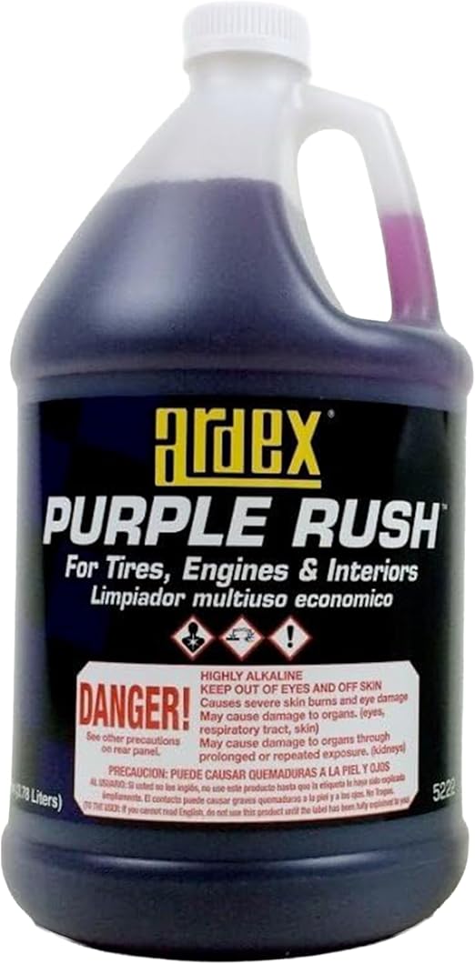Ardex Purple Rush 5222 | Multi Purpose Cleaner Concentrate - Professional Car Detailing Interior Cleaner for Automotive 