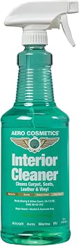 Aero Cosmetics Interior Cleaner, Carpet Cleaner, Seat Cleaner, Fabric Cleaner, 32 Fl oz. Aircraft Quality for Car, RV, &