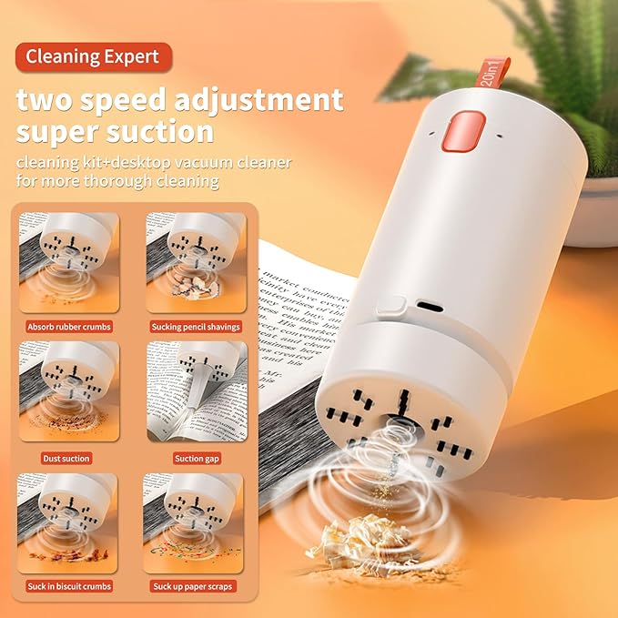 21-in-1 Keyboard Cleaning Kit Laptop Cleaner Computer Screen Cleaning Brush Tool Multi-Function Electronic Clean Gadgets for iPad iPhone Earbuds Headphones Camera Monitor More