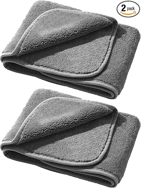 1 Pack 2 Pcs Microfiber Towels for Cars, Car Drying Towel,11.8in*23.6in Highly Absorbent Drying Towel, Suitable for Cars