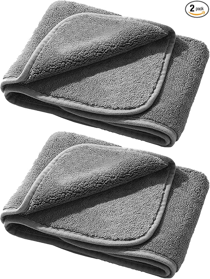 1 Pack 2 Pcs Microfiber Towels for Cars, Car Drying Towel,11.8in*23.6in Highly Absorbent Drying Towel, Suitable for Cars