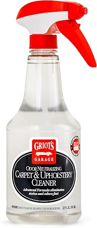 Griot's Garage Odor Neutralizing Carpet and Upholstery Cleaner for Car Floor Mats, Upholstery, Microfiber Seats, Househo