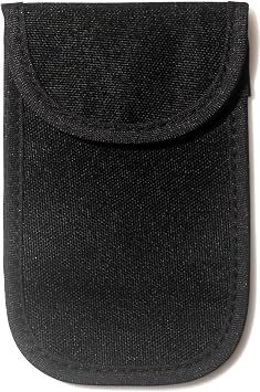 DQL Faraday Bag for Car Keys, Signal Blocking Pouch with Upgraded Shielding Fabric, Soft fabric pocket-sized Anti-Theft 