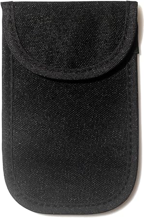 DQL Faraday Bag for Car Keys, Signal Blocking Pouch with Upgraded Shielding Fabric, Soft fabric pocket-sized Anti-Theft 