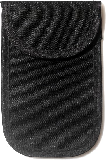 DQL Faraday Bag for Car Keys, Signal Blocking Pouch with Upgraded Shielding Fabric, Soft fabric pocket-sized Anti-Theft 
