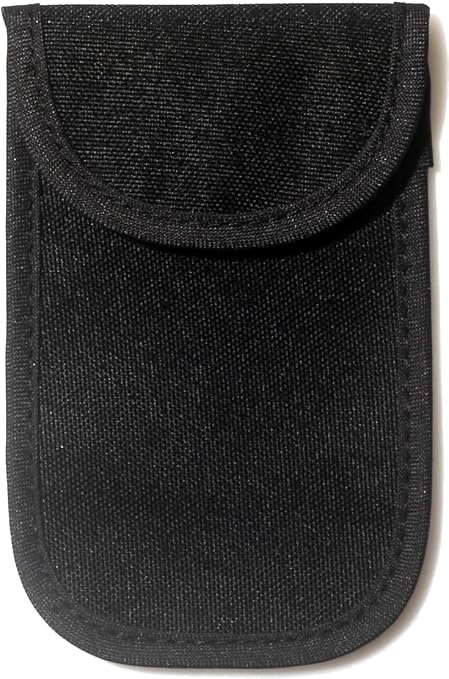 DQL Faraday Bag for Car Keys, Signal Blocking Pouch with Upgraded Shielding Fabric, Soft fabric pocket-sized Anti-Theft 