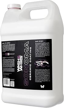 WASH&WHIPS Sonoma Ceramic Finishing Spray 9H: Easy to Use, No Cure Time, After Car Wash - Shields from Sun & Stains, Hyd