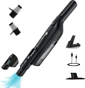 Cordless Handheld Vacuum Cleaner for Car & Home, Lightweight Vacuum