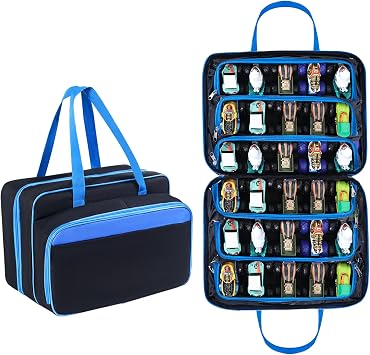 Carrying Case for 40 Monster Jam Trucks, Kids Toy Truck Storage Compatible with 40 Monster Jam Trucks, Holding for 1:64 