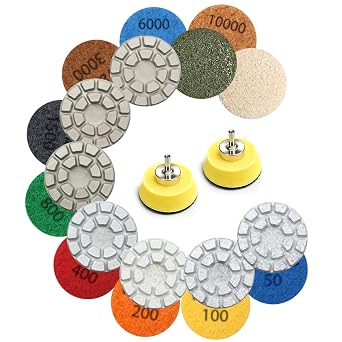 1.2 inch Diamond Polishing Pads 11 PCS