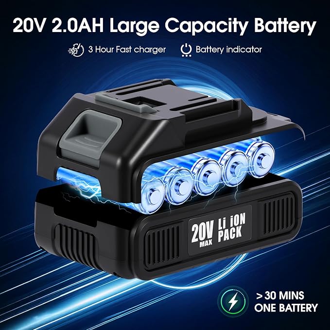 26pcs Car Cleaning Kit, Gray Interior Detailing Kit with High Power Vacuum Portable Cordless, Handheld Vacuum Cleaner for Home, Car, Pet Hair, Keyboard, Complete Auto Accessories for Gift