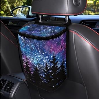 1.2 Gallon Odor-Free Zipper Hanging Car Garbage Bag