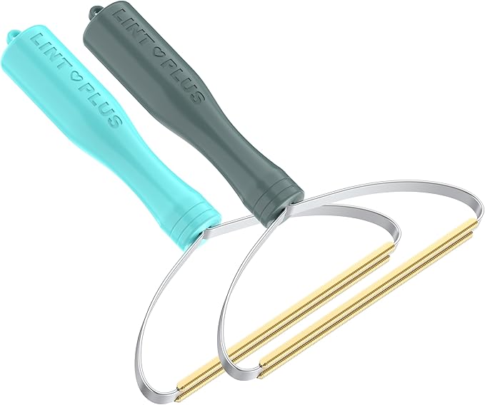LINTPLUS Pet Hair Remover Carpet x2 & Lint Root Cleaner Pro Pet Hair Remover by LINTPLUS,Special Pet Hair Removal Tool Multi Fabric Edge and Carpet Rake for Couch, Pet Towers and Rugs