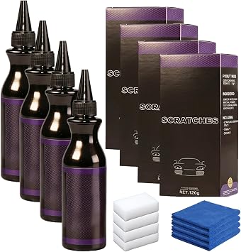 Scratch Remover for Vehicles, 2026 New Car Scratch Repair Kit, Multifunctional Car Paint Scratch Remover for Surface Dam