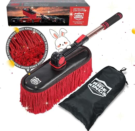 Extendable Exterior Car Duster - Wax Cotton