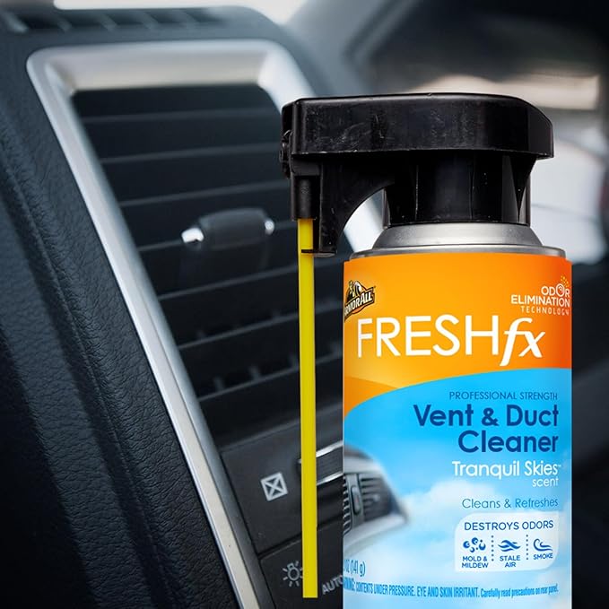 Armor All Fresh FX Vent and Duct Cleaner Odor Neutralizer, Tranquil Skies Scent, 3 Count, 5 OZ Each