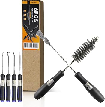 Injector Sleeve Cup/Seat/Bore Cleaning Brush Kit Replace AP0084 AP0085 3252 Compatible with Ford 1994~2018 Powerstroke 6