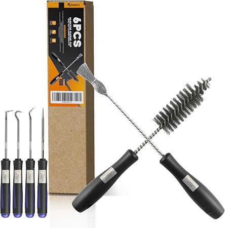 Injector Sleeve Cup/Seat/Bore Cleaning Brush Kit Replace AP0084 AP0085 3252 Compatible with Ford 1994~2018 Powerstroke 6