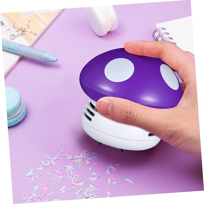 Alipis Desk Vacuum Cleaner Mini Tabletop Vacuum Portable Efficient Low Sound Ideal for Kitchen Counter and Desk Cleaning