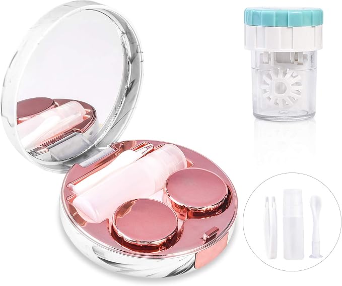 Lasiyanor Contact Lens Travel Kit with Cleaner Washer