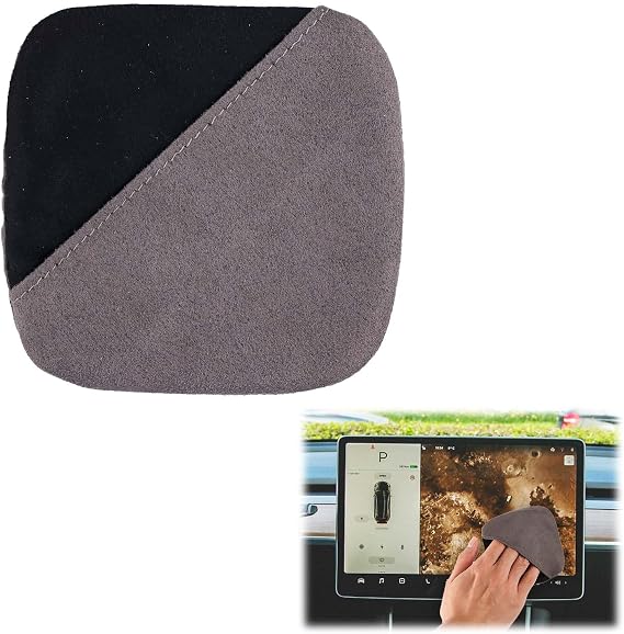 PEUTIER Car Screen Cleaner Cloth, Microfiber Car Accessories Cleaning Pads Car Touch Screen Cleaner Wipes Car Wipes Inte