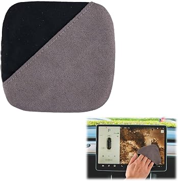 PEUTIER Car Screen Cleaner Cloth, Microfiber Car Accessories Cleaning Pads Car Touch Screen Cleaner Wipes Car Wipes Inte