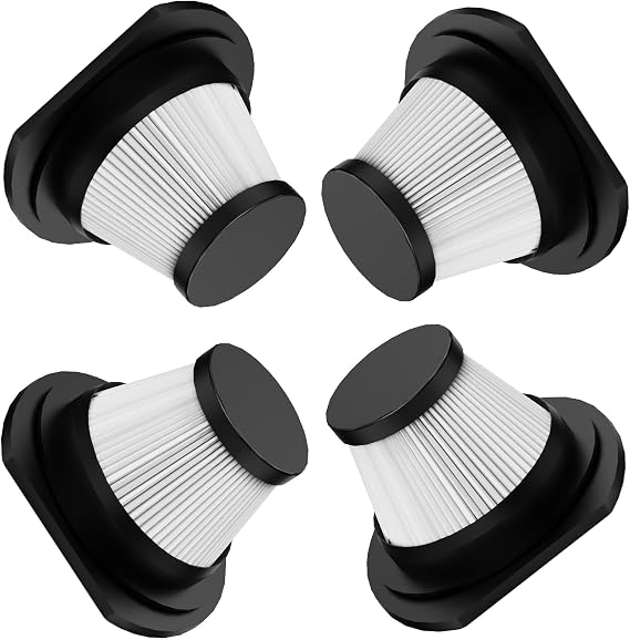 Minthouz 4 Pack HEPA Filters Replacement for MT-L014 Handheld Cordless Vacuum Cleaner - Cleanova