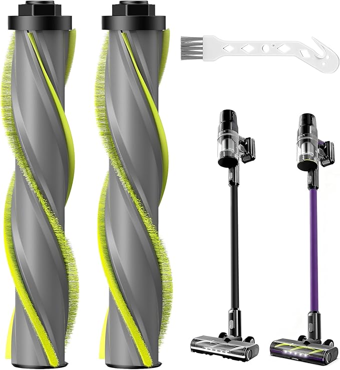 iSingo 3789X Brush Roll Replacement Compatible with Bissell Cleanview XR Pet 300W / XR 200W / Powerlifter Turbo Cordless Stick Vacuum, Model# 3797V, 3789U, 3789, 3789X, 3797, 3797W, 2 Pack, Green