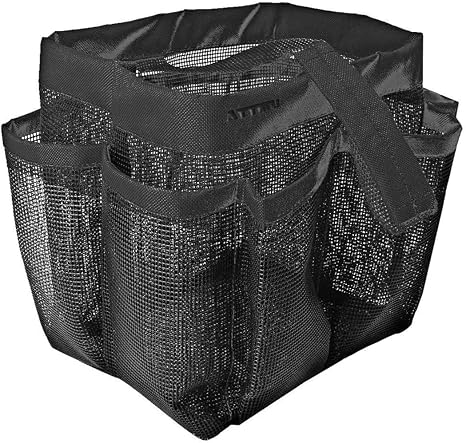Greenery Quick Drying Oxford 8 Pockets Hanging Mesh Shower Caddy Organizer Toiletry Tote Makeup Cosmetic Storage Bag Tra