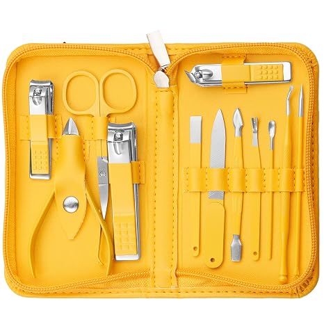 Manicure Pedicure Set - Nail Clippers Toenail Clippers Kit,Professional Manicure Kit Pedicure Kit,Nail Care Kit with,Tra
