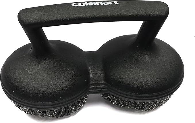 Cuisinart Power Scour Bristle‑Free Grill Brush – Heavy‑Duty Cleaning Tool for Grills and Griddle, Worry‑Free BBQ Scrubber, Great Gift for Men & Dad