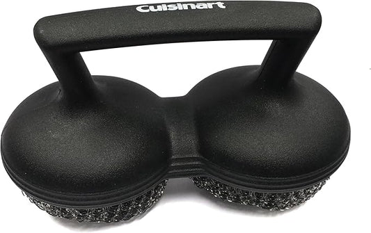 Cuisinart Power Scour Bristle‑Free Grill Brush – Heavy‑Duty Cleaning Tool for Grills and Griddle, Worry‑Free BBQ Scrubber, Great Gift for Men & Dad