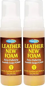 Farnam Leather New Foam Easy Polishing Saddle Soap Foam 7 Ounces (Pack of 2)