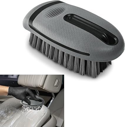 Carpet and Upholstery Cleaning Brush, Household Hard Bristle Brush, Car Plastic Gap Cleaning Brush, Universal Auto Detai
