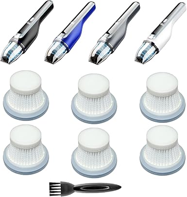 6Pack Hepa Filters Replacement Compatible with Drecell VC021 Car Vacuum Cleaner, and autozen M4 Car Vacuum. Washable and