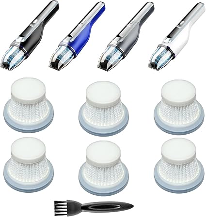 6Pack Hepa Filters Replacement Compatible with Drecell VC021 Car Vacuum Cleaner, and autozen M4 Car Vacuum. Washable and